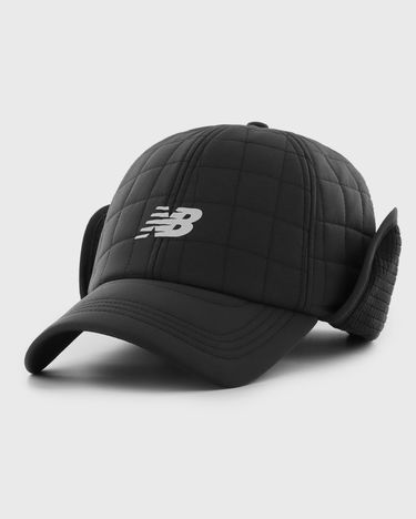 Kasketter og hatte New Balance Quilted Baseball Cap with Earflaps Sort | NBL-NBCEF03YEW-K6, 1