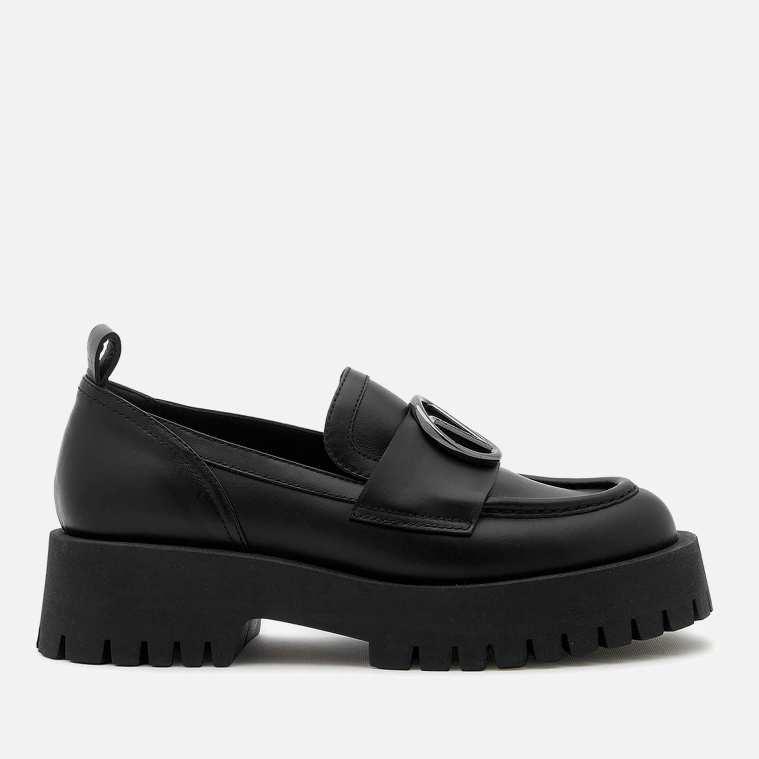 Tøj Valentino Women's Thory Leather Loafers - Black - UK 3 Sort | 91T1704VIT-550, 0
