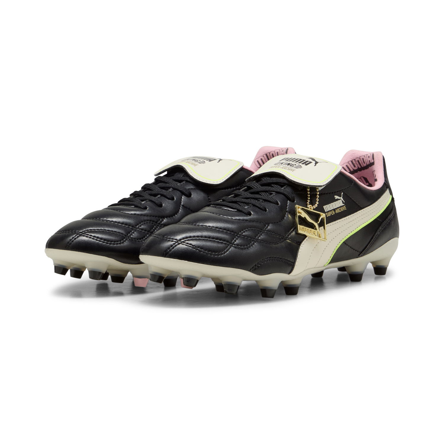 Sneakers og sko Puma KING TOP x MUNDIAL FG/AG Soccer Cleats Sort | 108406_01, 1