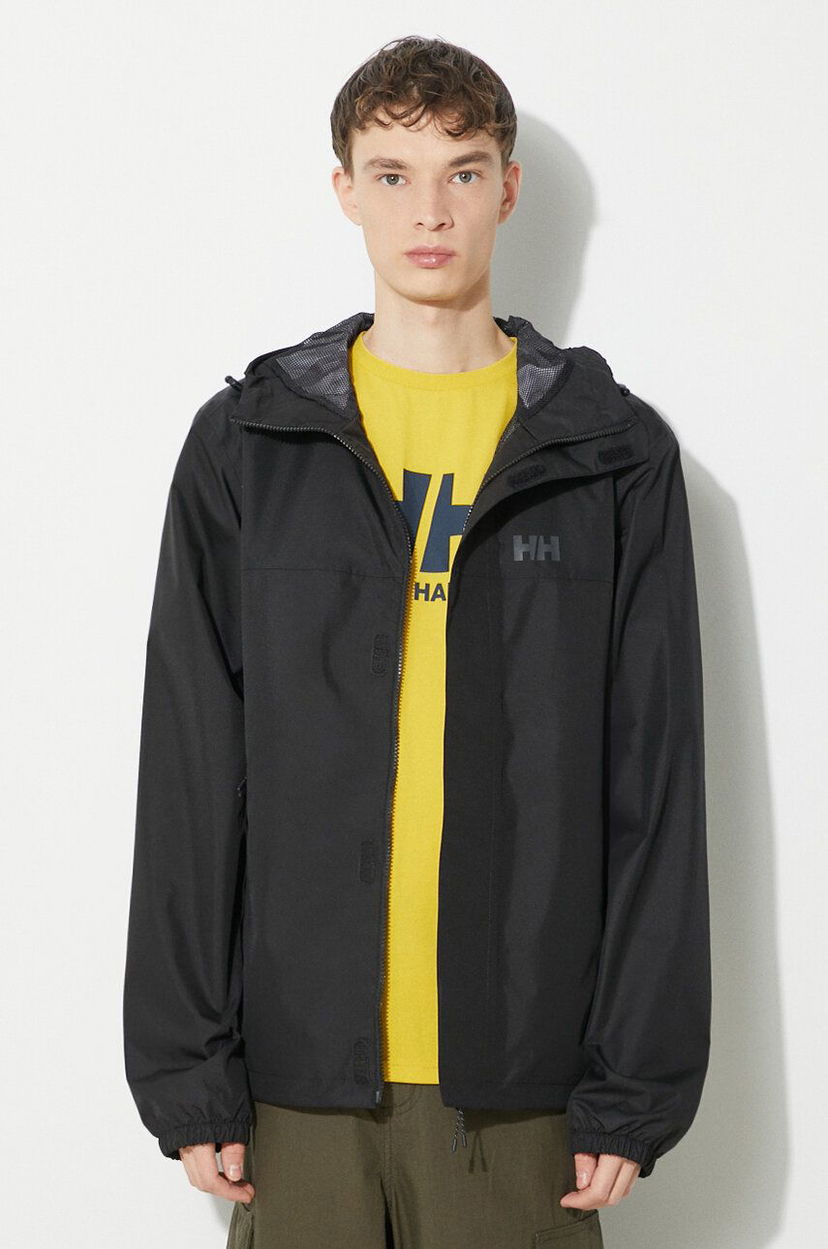 Vindjakke Helly Hansen VANCOUVER Windbreaker Sort | 53935