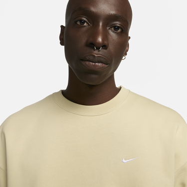 Sweatshirt Nike Solo Swoosh Fleece Crew Sweat Beige | DX1361-783, 2