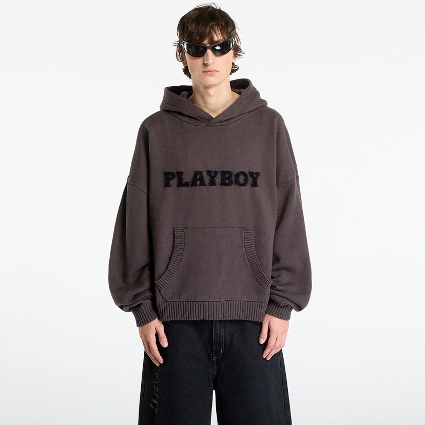 Sweatshirt Footshop Playboy x FTSHP Sweater Hoodie UNISEX Grey Grå | FTSHP_517