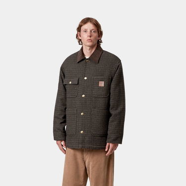 Frakker Carhartt WIP Lowis Chore Coat Houndstooth Flerfarvet | I035344_9, 2