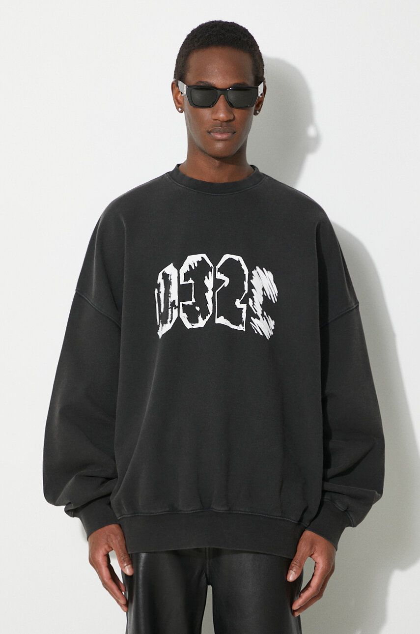 Sweatshirt 032C Eternal Bubble Crewneck Sweatshirt Sort | SS24.C.2020, 0