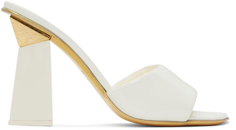 Skopleje Valentino Valentino Garavani One Stud Hyper Heeled Sandals Beige | 3W0S0HK1KYE