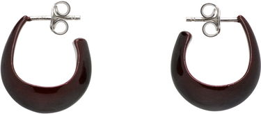 Øreringe LEMAIRE Lemaire Curved Mini Drop Earrings Bourgogne | AC278 LO0114, 0