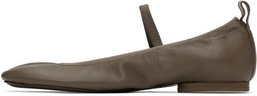 Sneakers og sko LEMAIRE Square Toe Ballerina Flats Grøn | FO0138 LL0115, 2