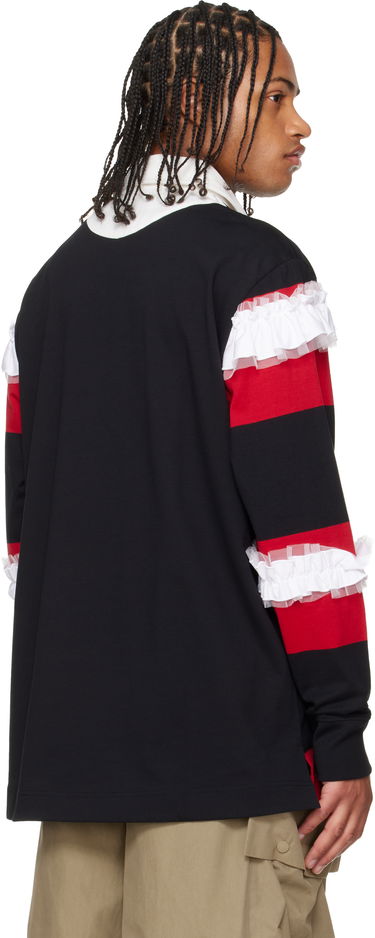 Polo skjorte Simone Rocha Simone Rocha Ruffle Rugby Polo Flerfarvet | 5360B 1282, 2
