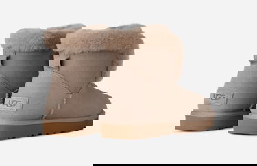 Sneakers og sko UGG Classic Mini Posy Boot Beige | 1174576-CBBLG, 3