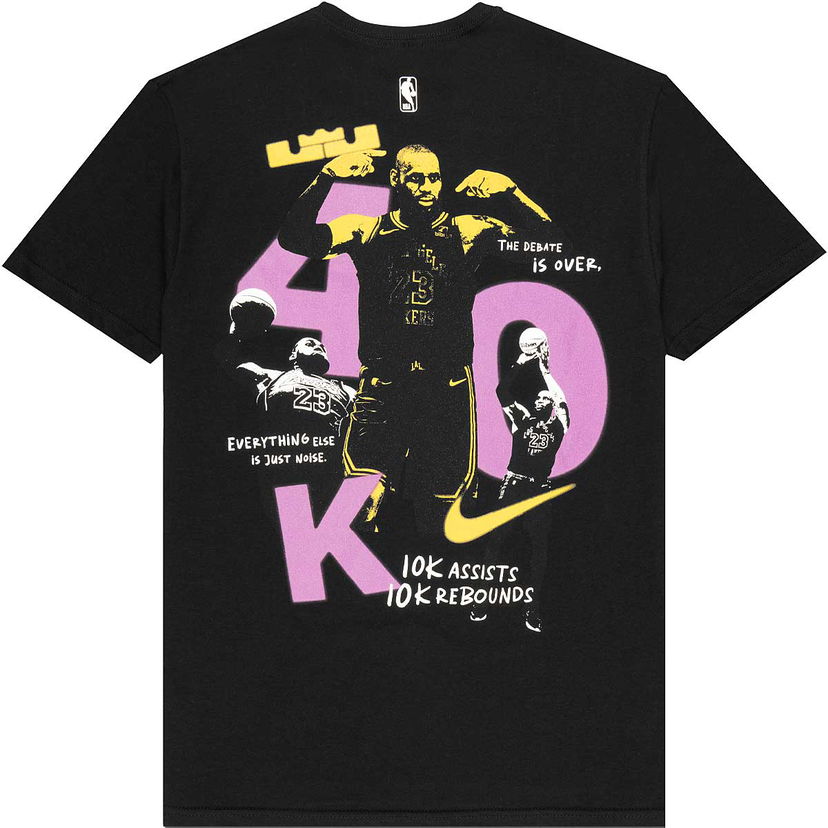 T-shirt Nike LEBRON JAMES 40K T-SHIRT Sort | EZ2M1NBFT