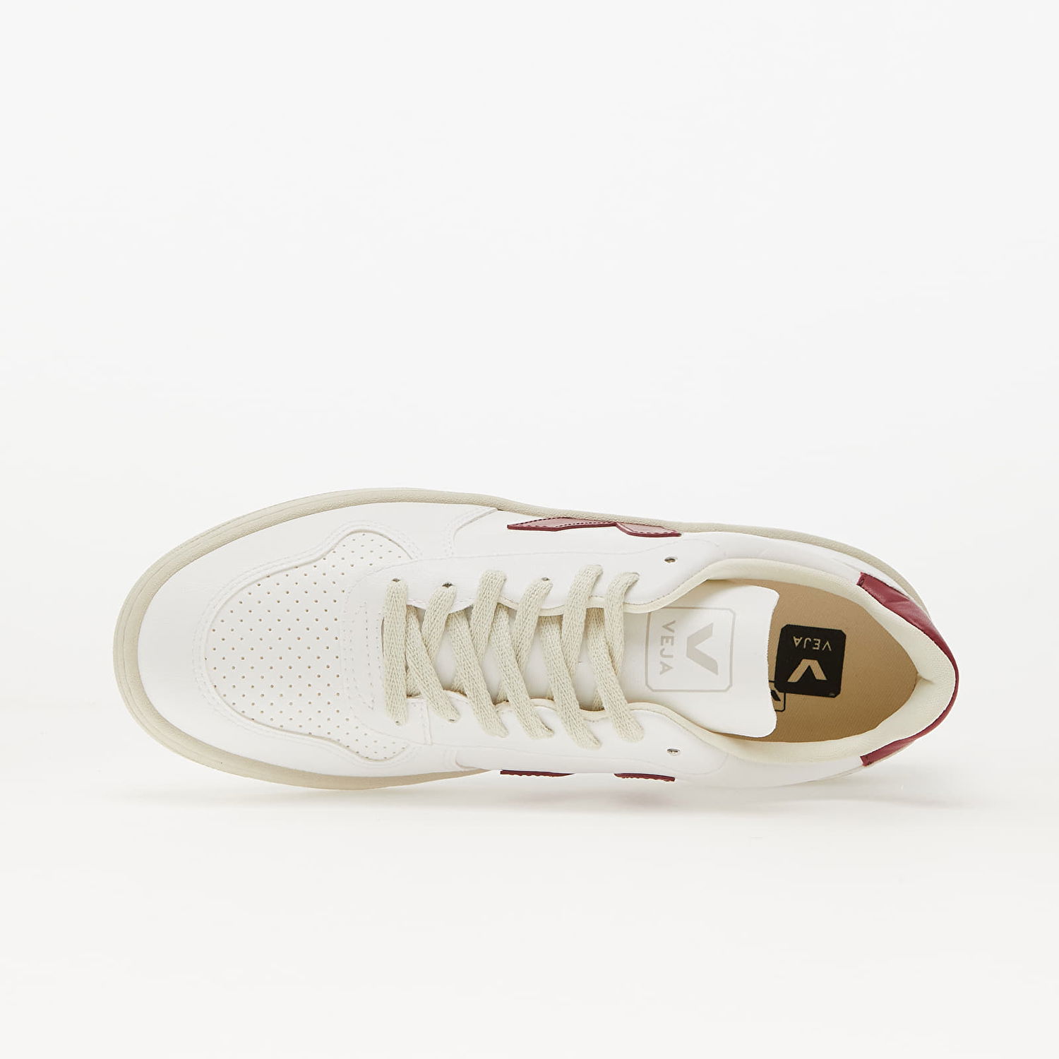 Sneakers og sko Veja V-10 White/ Marsala Hvid | VX0703279B, 1