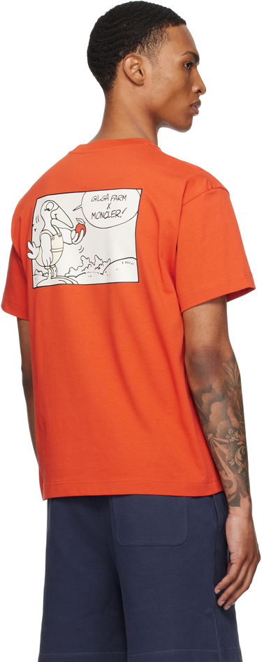 T-shirt Moncler Moncler Genius x Gilga Farm Short Sleeve T-Shirt Orange | K24028C0000289AZ9, 2