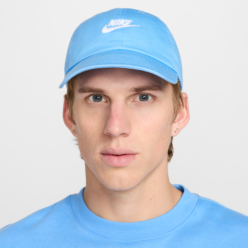 Kasket Nike Nike Club Futura Washed Cap Blå | FB5368-412