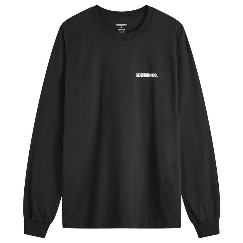 T-shirt Neighborhood Long Sleeve T-Shirt Sort | 242PCNH-LT01-BLK