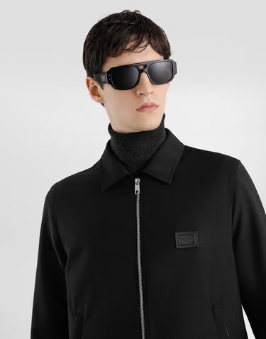 Jakke Dolce & Gabbana Dolce & Gabbana Wool Canvas Jacket Sort | G9BQZTFURK8N0000, 3