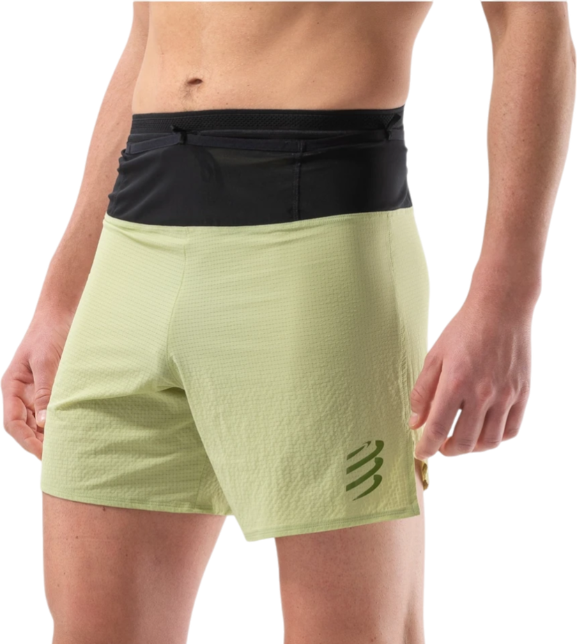 Shorts Compressport Trail Racing Overshorts Grøn | ashm3736-ashm3736039