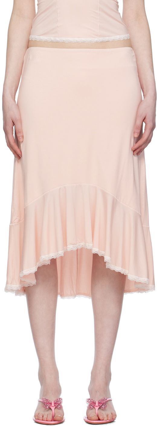 Nederdel GUIZIO Guizio Dainty Midi Skirt Lyserød | S24202K017, 0
