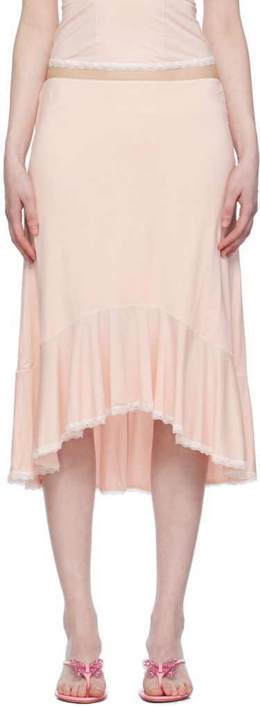 Nederdel GUIZIO Guizio Dainty Midi Skirt Lyserød | S24202K017, 0