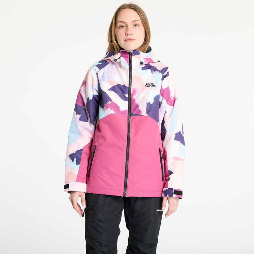 Parka Horsefeathers Horsefeathers Halia Abstract Paint Ski Jacket Flerfarvet | OW223D