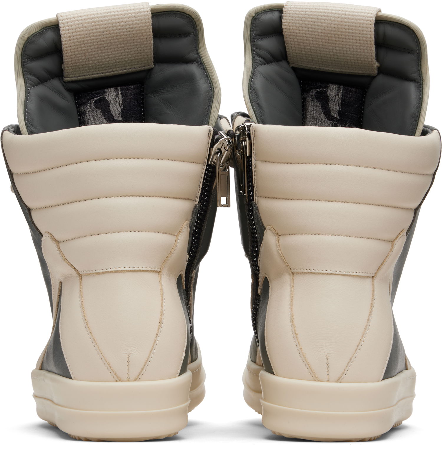Sneakers og sko Rick Owens Concordians Jumbolace Geobasket Grå | RU02E1898 LCOW2, 1