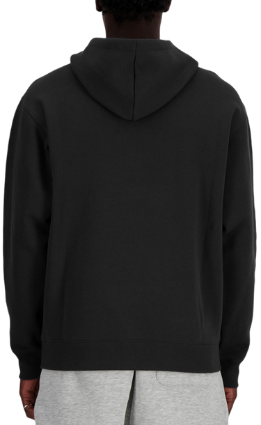 Sweatshirt New Balance Essentials Fleece Full Zip Hoodie Sort | mj41502-bk, 1
