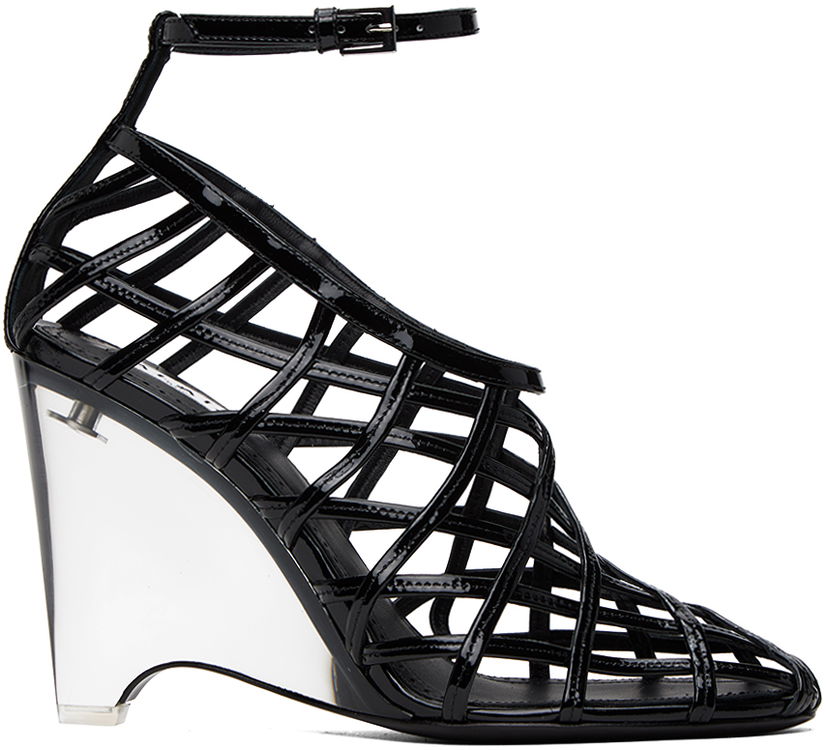 Sneakers og sko Alaïa 'La Cage' Cage Heels Sort | AA3E058CK212
