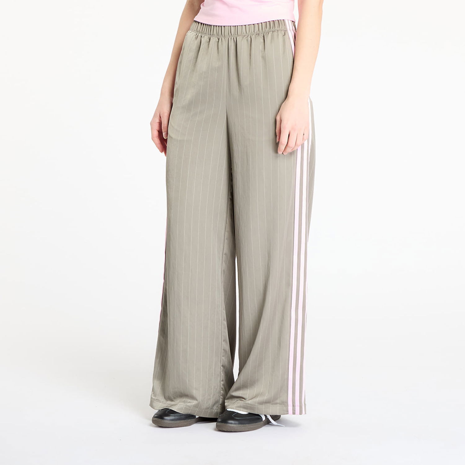 Bukser adidas Originals adidas Originals Wide Leg Joggers Grå | KD2294, 0