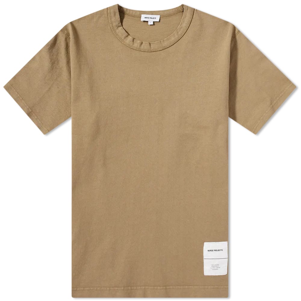 T-shirt NORSE PROJECTS Holger Tab Series Beige | N01-0567-0966, 0
