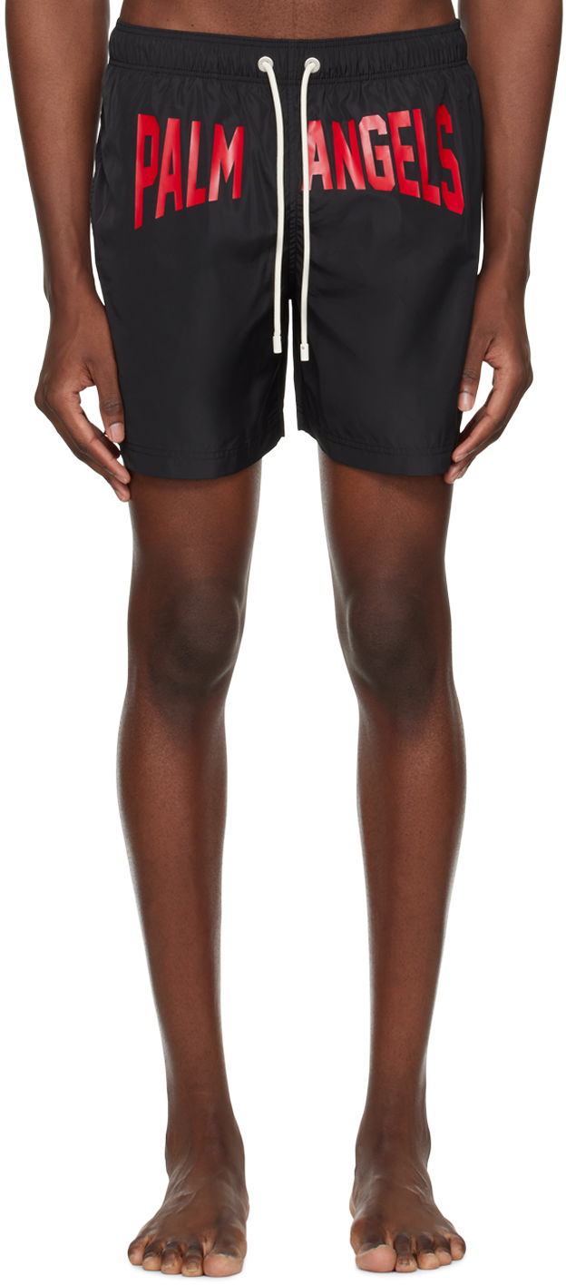 Badetøj Palm Angels PA City Swim Shorts Sort | PMFD002R24FAB0031025, 0