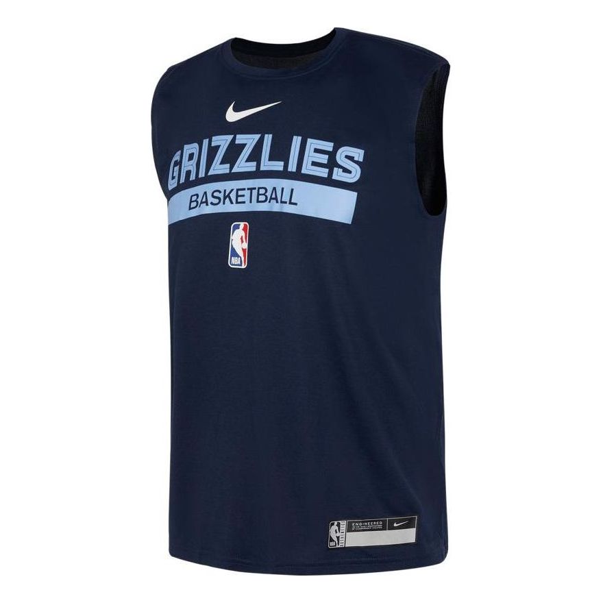 Tanktop Nike NBA Memphis Grizzlies Training Sleeveless T-Shirt Mørkeblå | FN5207-419, 0
