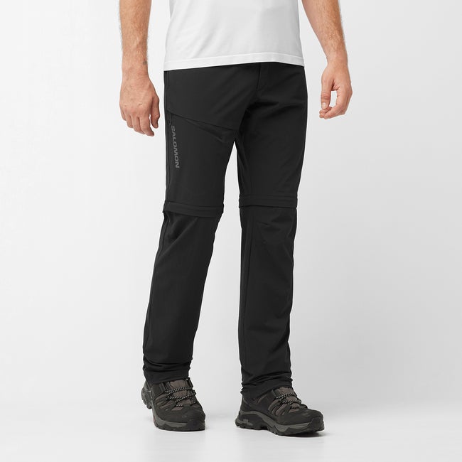 Bukser Salomon Wayfarer Zip-Off Hiking Pants Sort | LC2019700