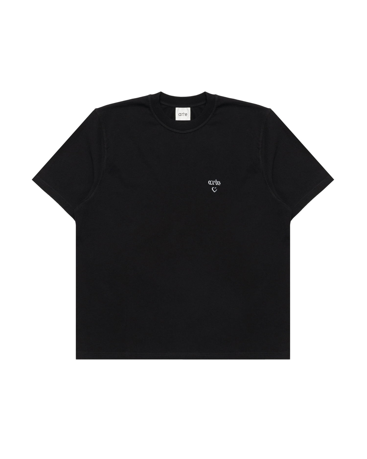 T-shirt Arte Antwerp Arte Antwerp Heart T-Shirt Sort | AW25-104T-BLK, 0