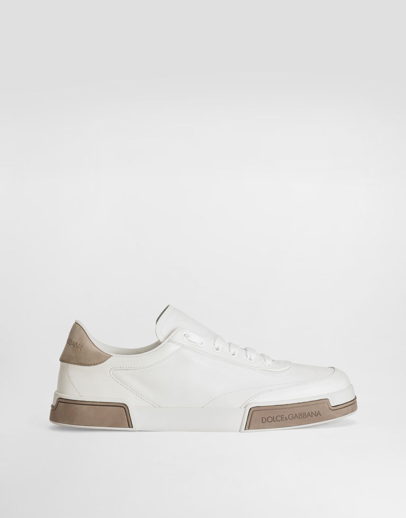 Sneakers og sko Dolce & Gabbana Portofino Yacht Calfskin Hvid | A20190A66788S375