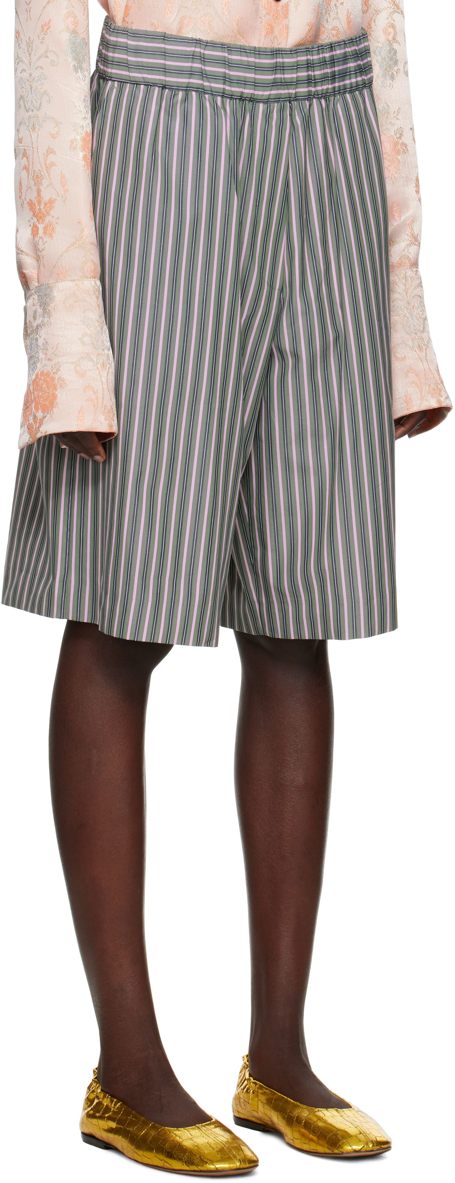 Shorts Dries Van Noten Dries Van Noten Striped Shorts Flerfarvet | 251-010912-1375, 1