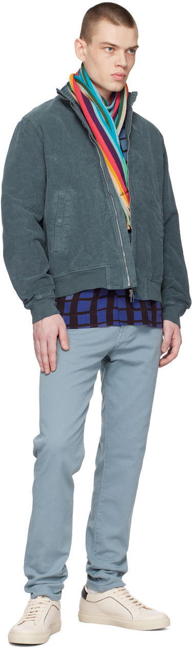 Skjorte Paul Smith Paul Smith Check Short Sleeve Shirt Blå | M1R-905U-K01897-47, 3