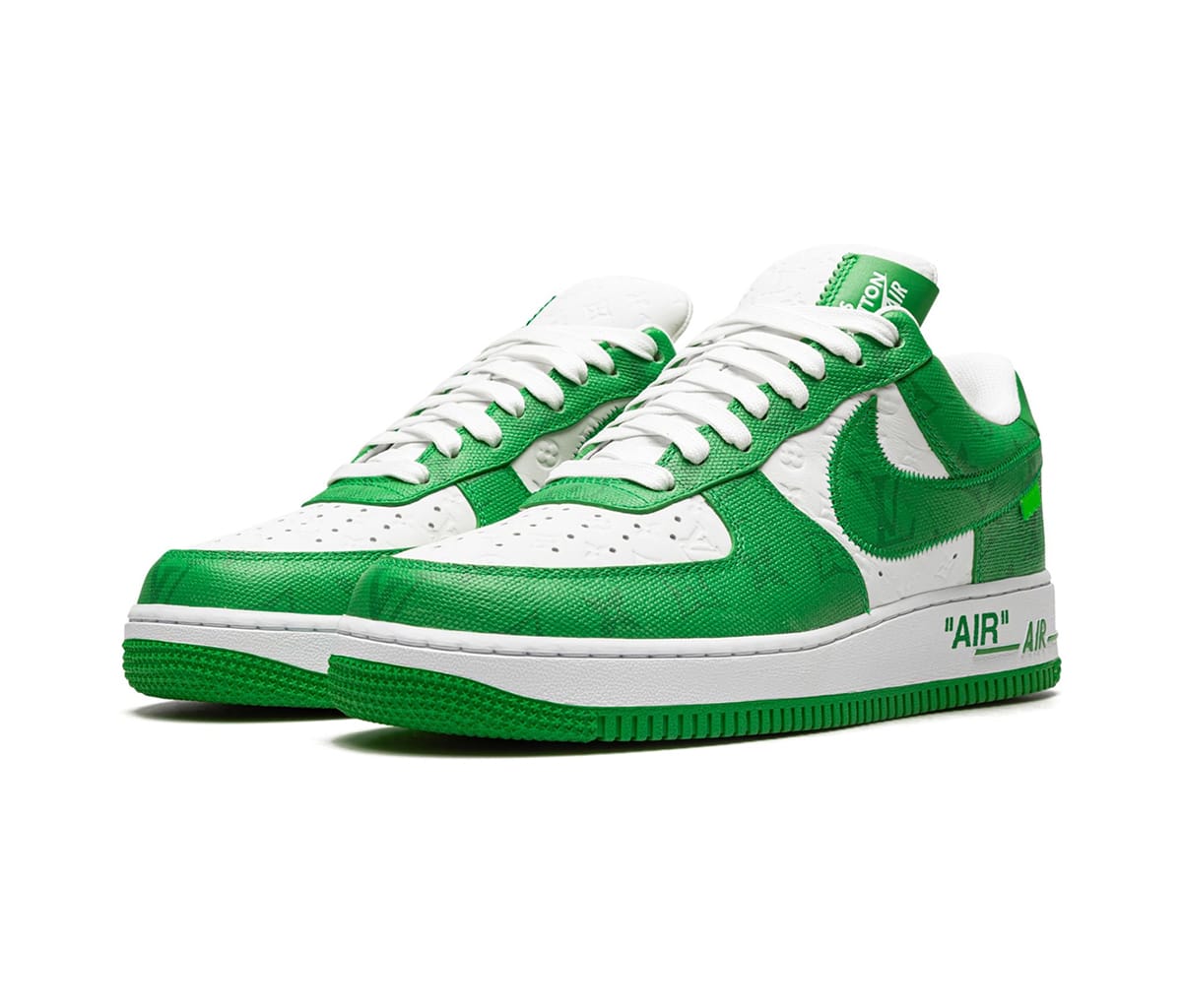 Sneakers og sko Nike Louis Vuitton x Air Force 1 Low By Virgil Abloh "Green" Grøn | DD0216, 1