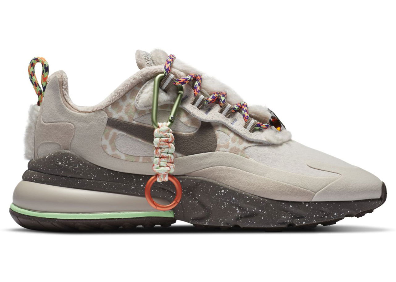 Sneakers og sko Nike Air Max 270 React Light Wood Brown W Beige | DC3277-181, 0
