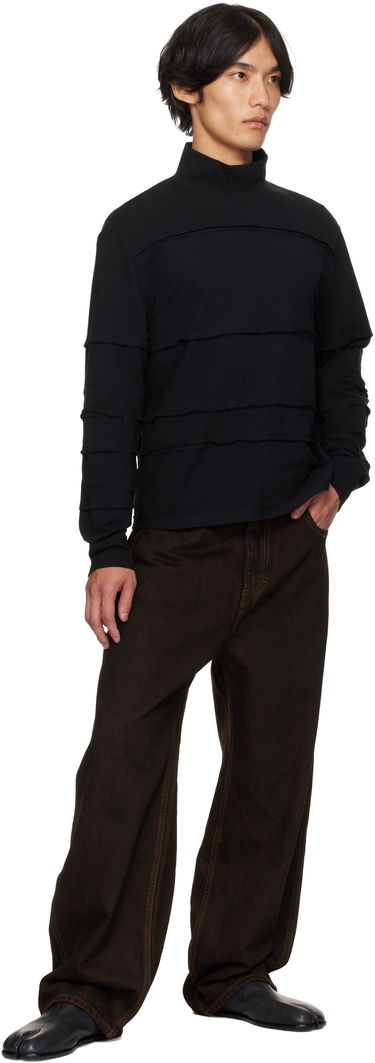 Sweater Eckhaus Latta Eckhaus Latta Striated Turtleneck Sort | 1413-EL-PF25-N, 3