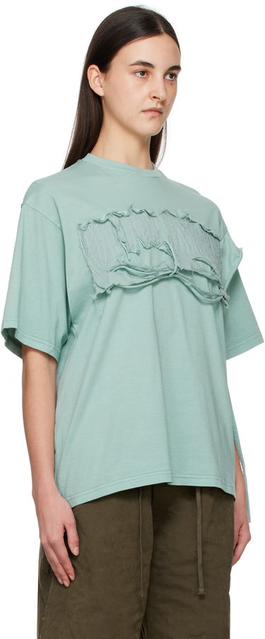 T-shirt Ottolinger Ottolinger Distressed Oversized T-Shirt Grøn | 115-102315-01, 4