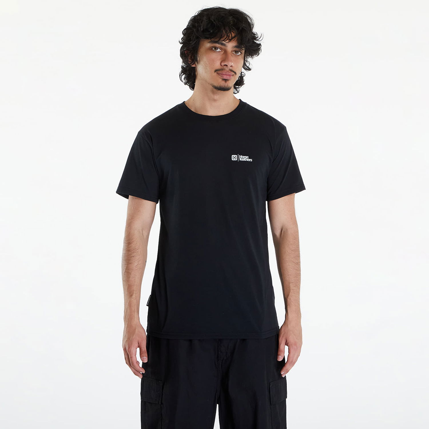 T-shirt Horsefeathers Rooter T-Shirt Black Sort | SM1247B, 0