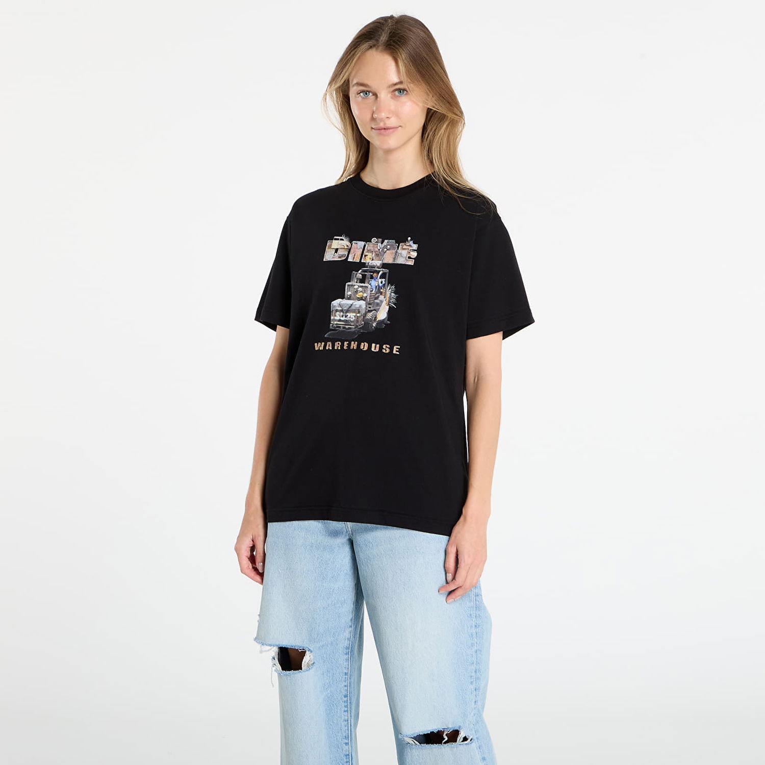 T-shirt Dime Mad Bry T-Shirt Sort | DIMESU2559BLK, 1