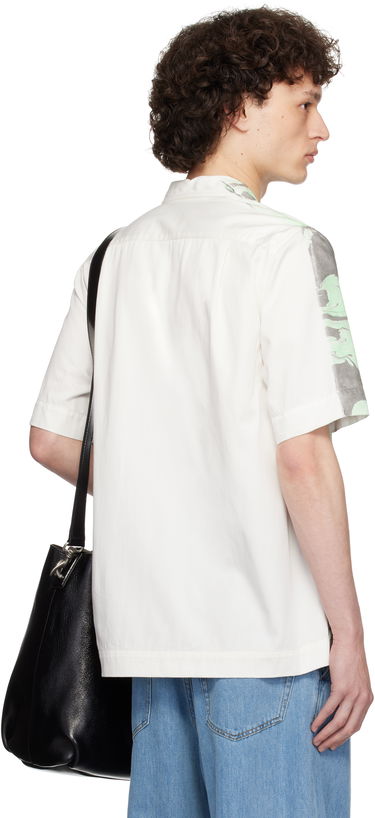 Skjorte Dries Van Noten Dries Van Noten Hand-Dyed Floral Print Shirt Grøn | 251-020758-1473, 2