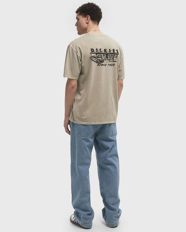 T-shirt Dickies Dickies Service Station Short Sleeve T-Shirt Beige | DK0A4Z8X0DS1, 2