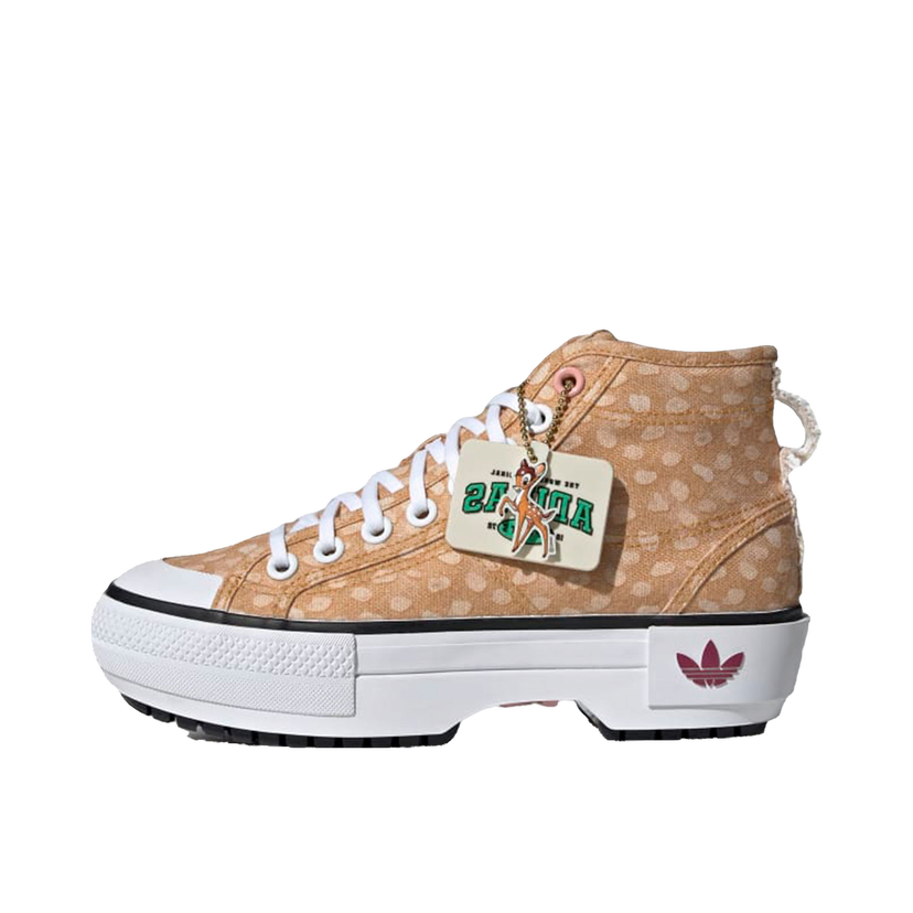 Sneakers og sko adidas Originals adidas Nizza Trek Disney Bambi Cloud White Legacy Burgundy Off White (Women's) Beige | GZ1654