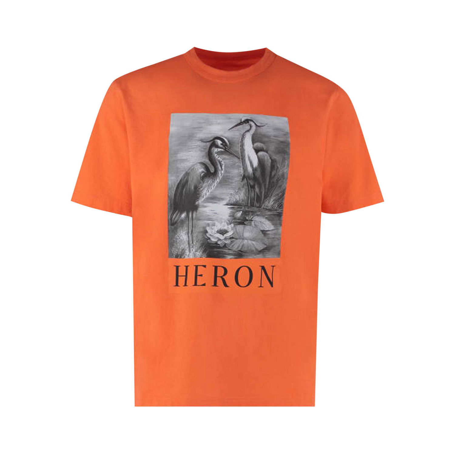 T-shirt HERON PRESTON NF Heron Bw Tee Orange | HMAA032C99JER0032210, 1