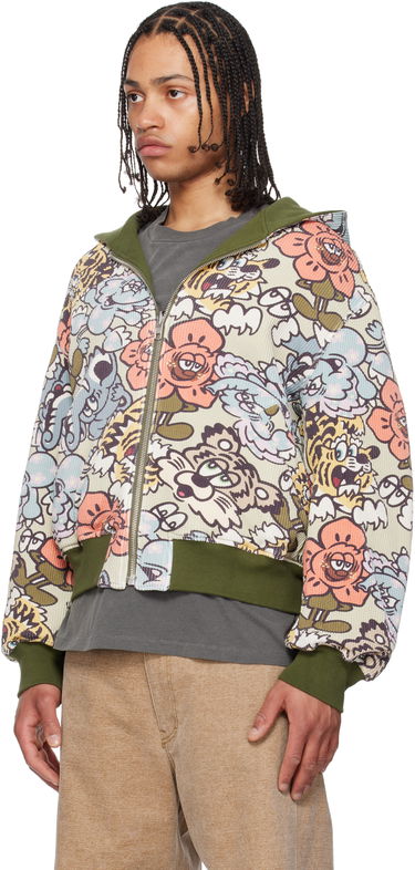 Sweatshirt KENZO Kenzo Paris VERDY Edition Reversible Hoodie Grøn | FF55SW2514MT, 3
