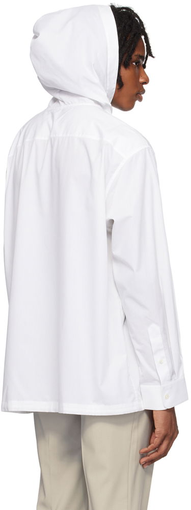 Skjorte Helmut Lang Hooded Shirt Hvid | O04HM503, 2