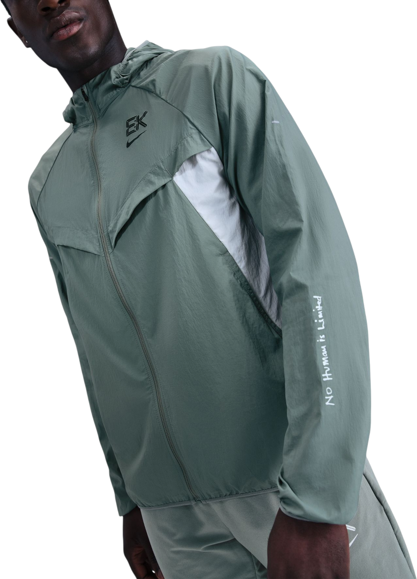 Vindjakke Nike Stride Eliud Kipchoge Hooded Jacket Grøn | hv2649-034
