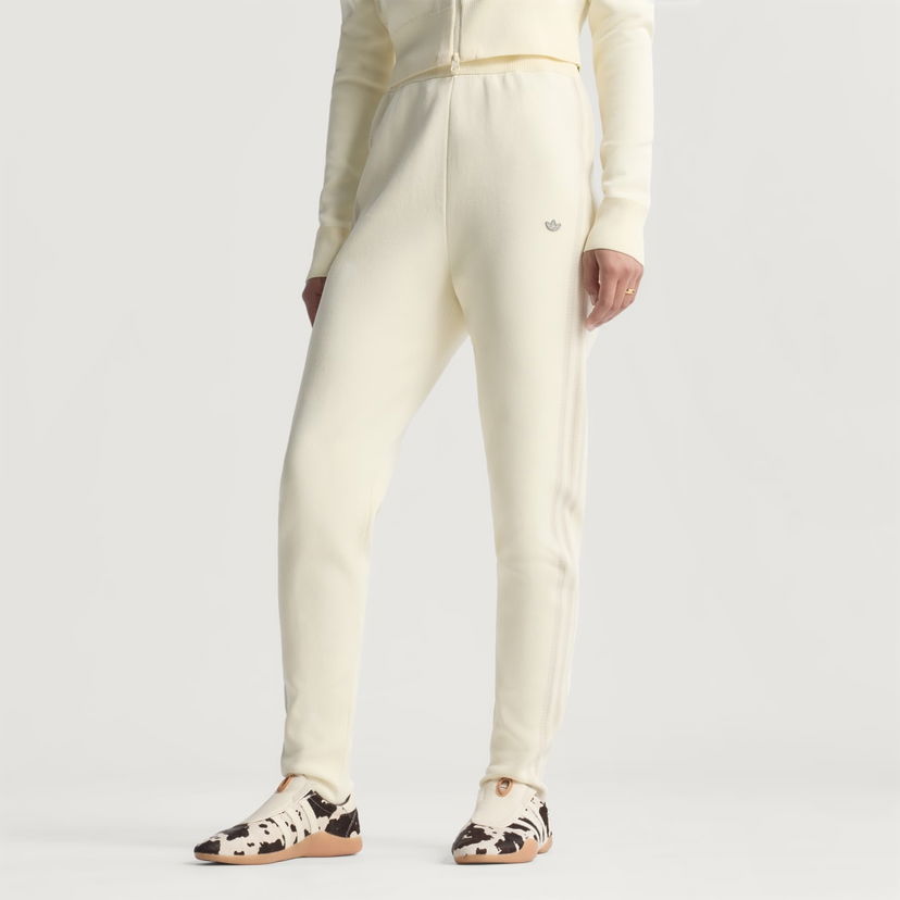 Joggingbukser adidas Performance Knitted Track Pants Beige | JW7313