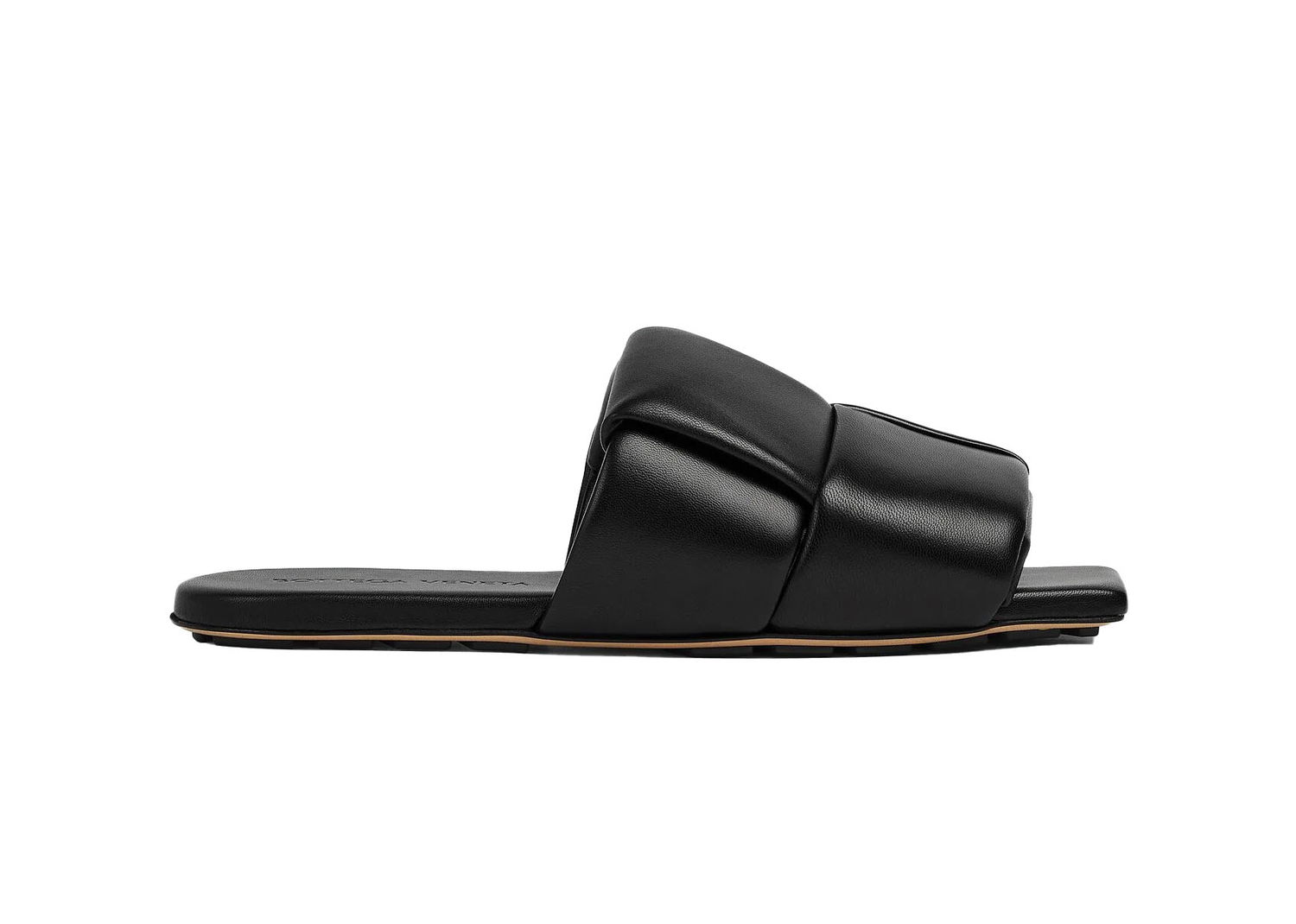 Sneakers og sko Bottega Veneta Flat Leather Sandals Sort | 741259 VBSD0 1000, 0